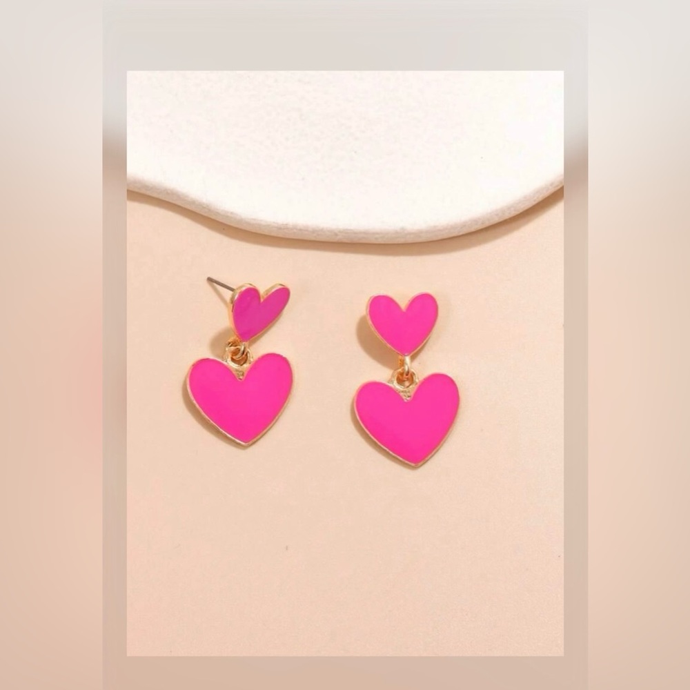 Heart earrings
